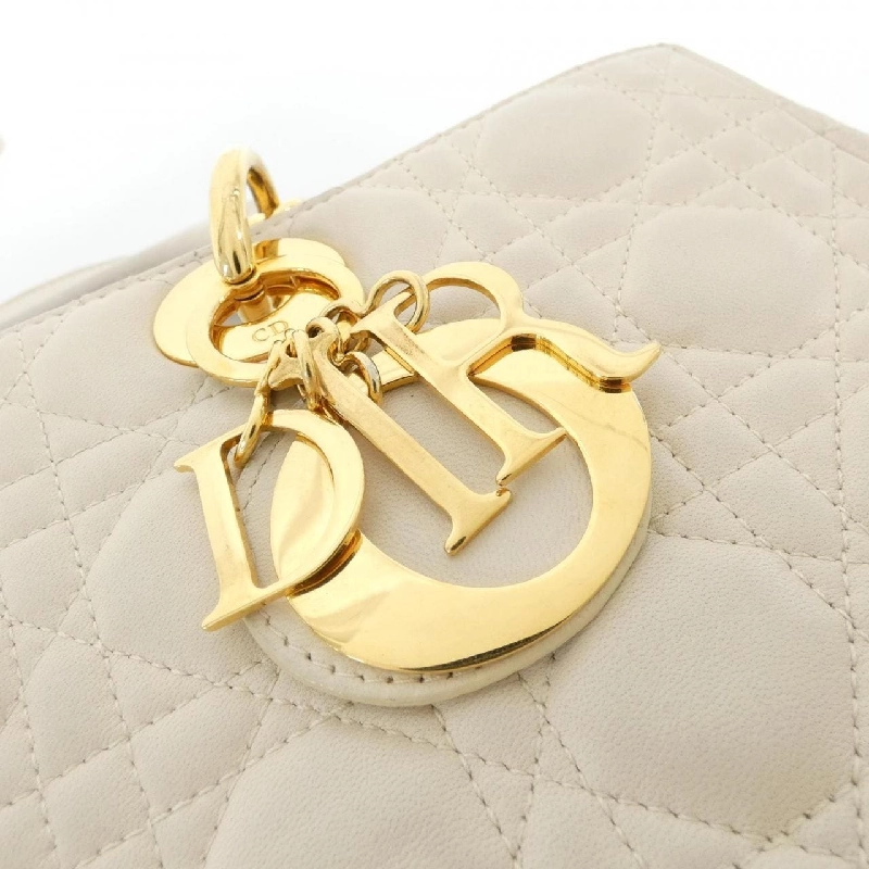 【Vintage】Christian Dior Lady Dior Large CAL44560 Bag 618041