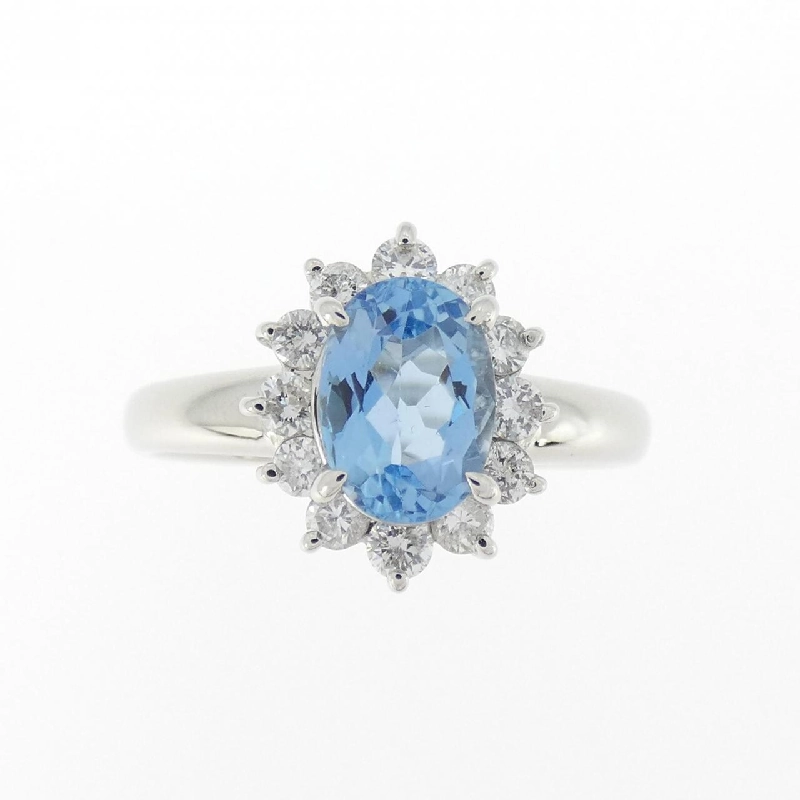 Nhẫn aquamarine PT900 671158