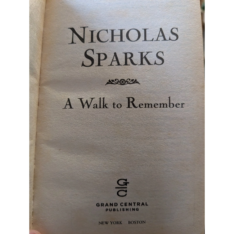 A walk to remember - Nicholas Sparks 746999