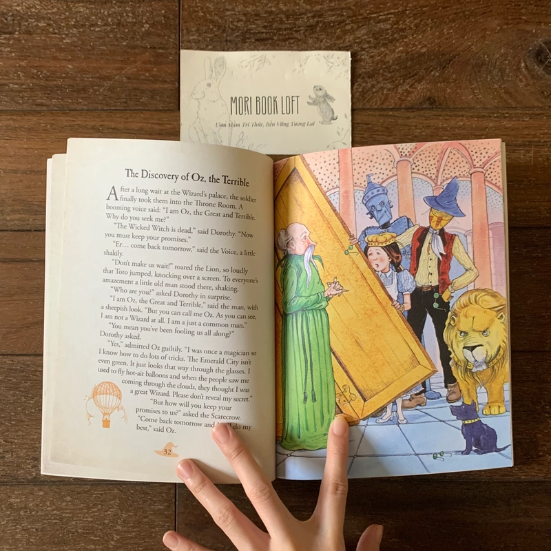 Sách tranh tiếng anh The Wizard of Oz, Used, Classic Collection 462342