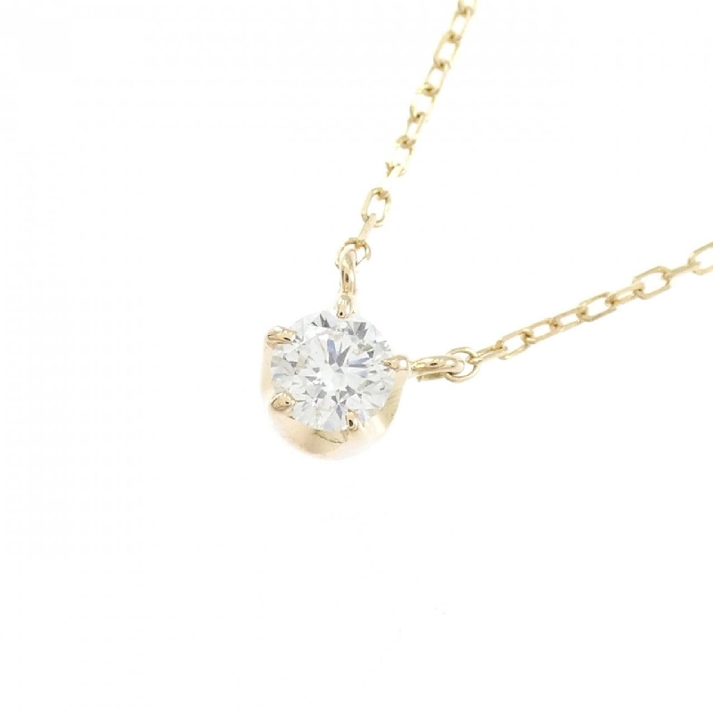 K18YG Dây chuyền kim cương 0.268CT F SI2 Tốt - Hàng hiệu Chính hãng 874811