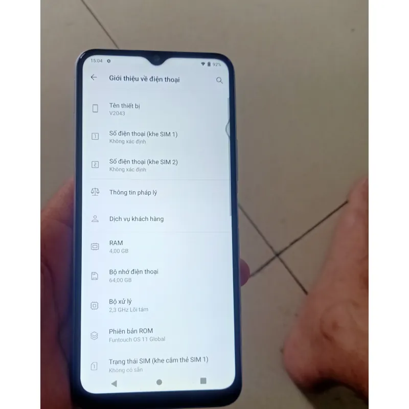 Vivo y20 ram4gb/64gb,ZIN 748629