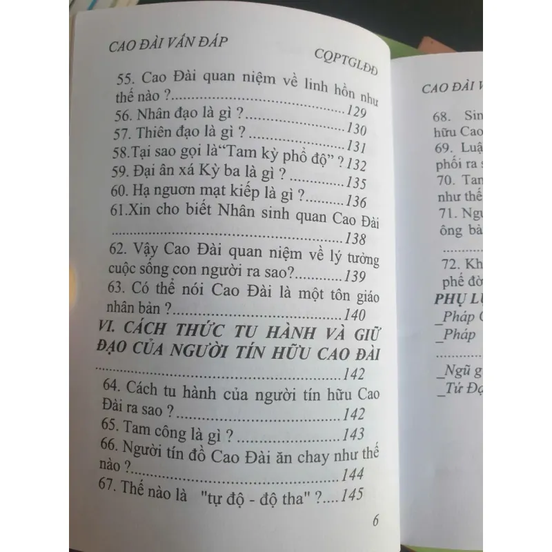 Cao Đài Vấn Đáp 777723
