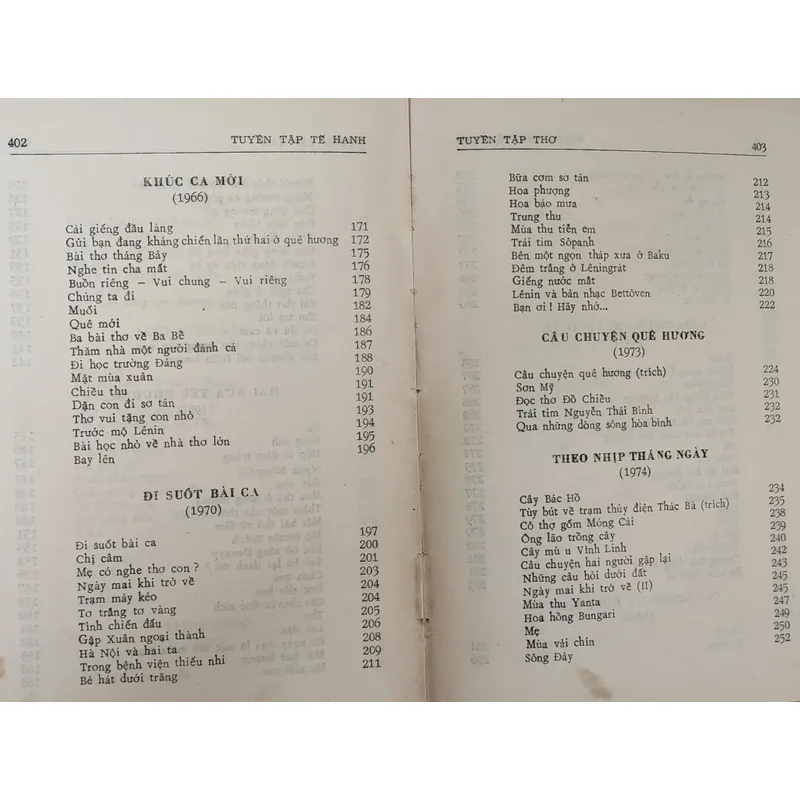 Tuyển tập Tế Hanh - in 1987 707432