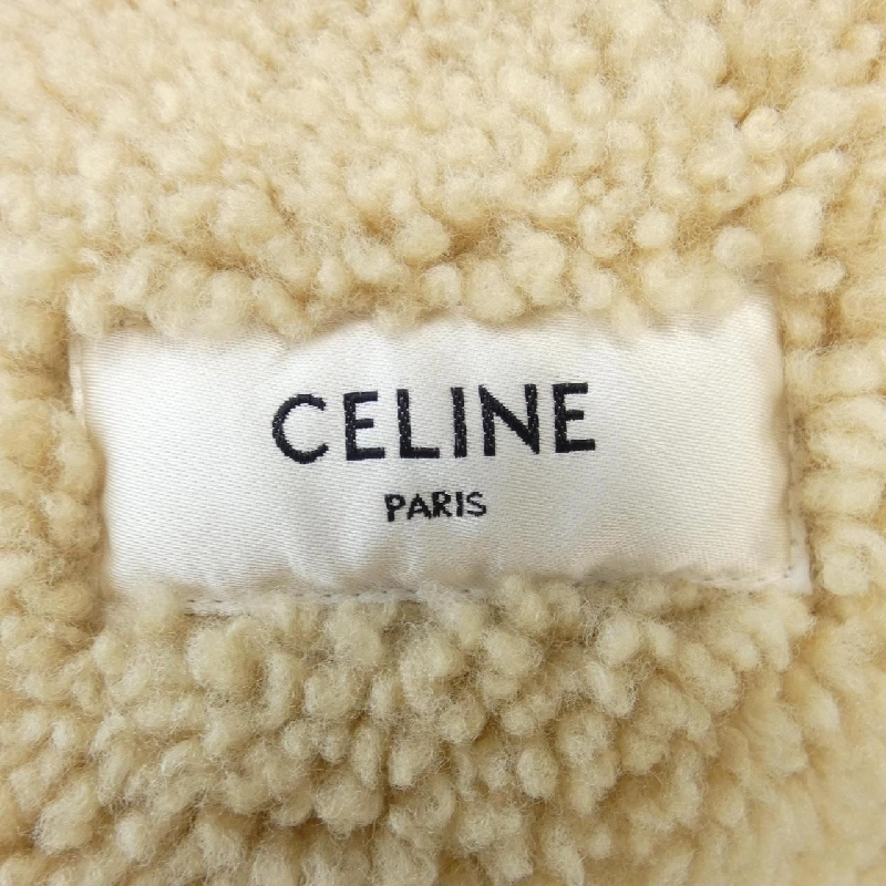 Celine CELINE Áo khoác lông cừu TRIOMPHE 2F457274T 631374