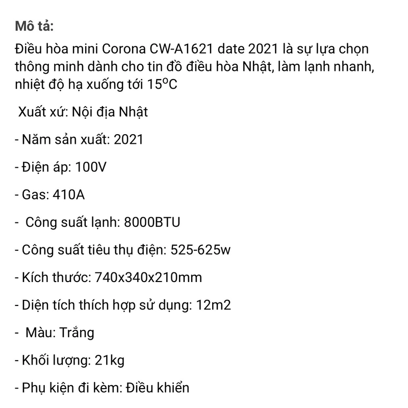 Máy lạnh nội địa nhật 215587