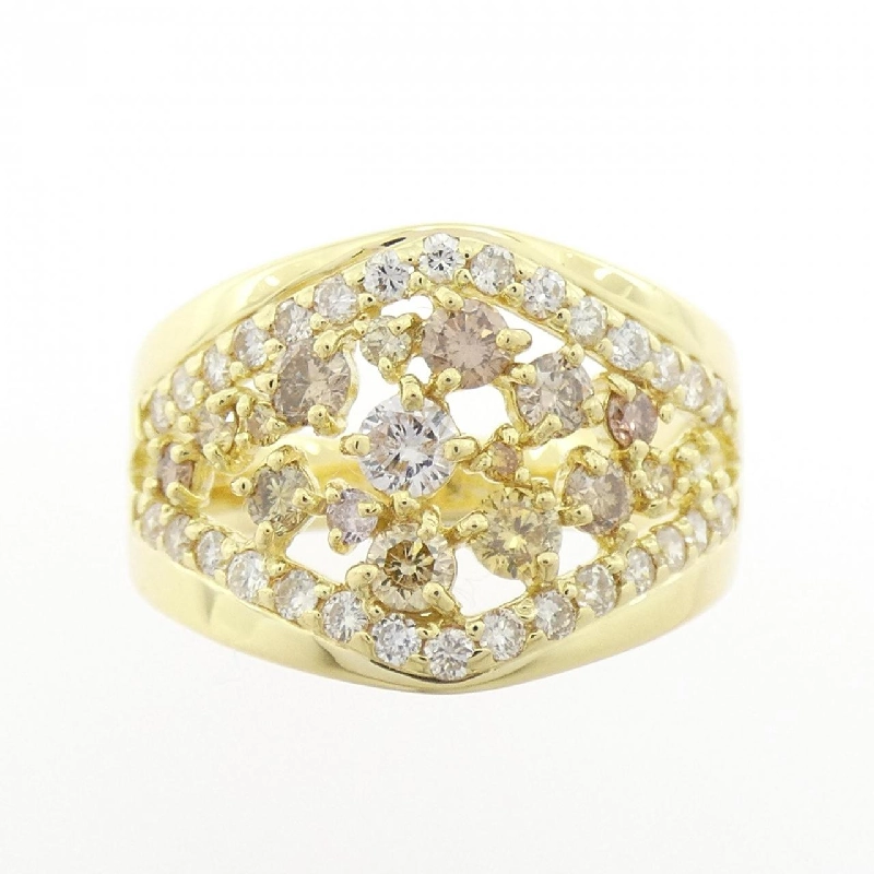 Nhẫn kim cương K18YG 1.08CT 668387