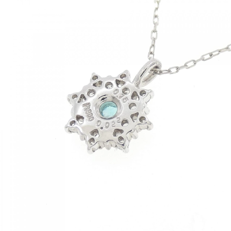 Dây chuyền tourmaline PT900/PT850 0.022CT - Hàng hiệu Authentic 861376