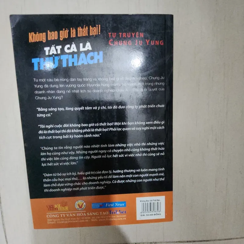 Sách Không bao giờ là thất bại 1043702