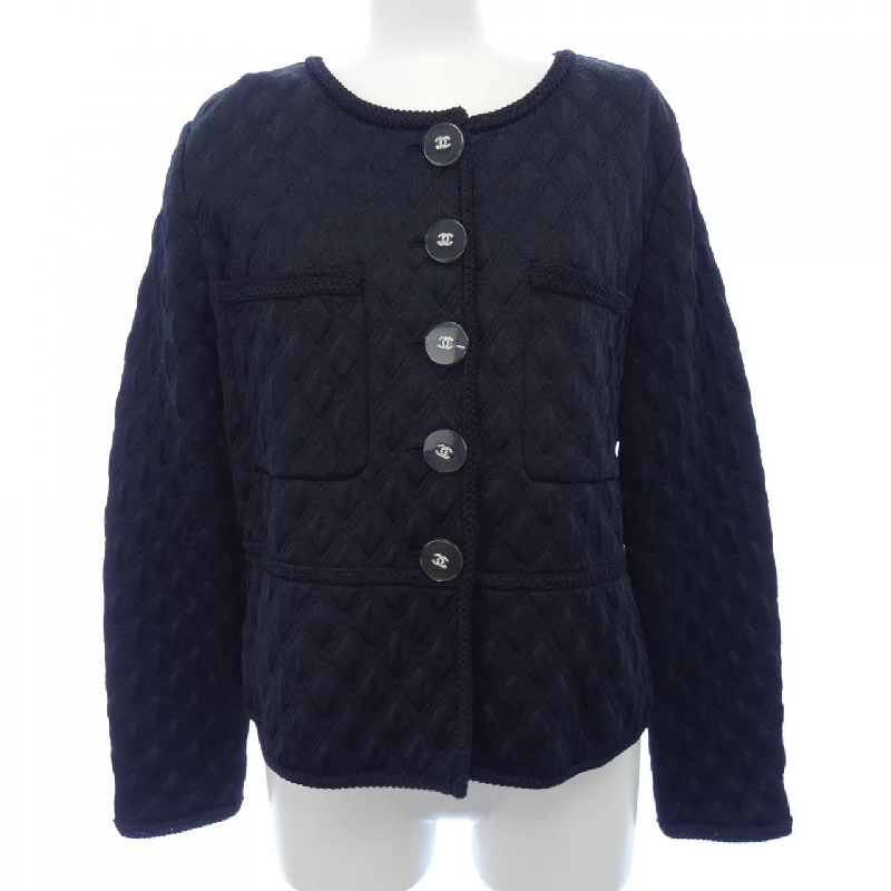 Áo khoác không cổ CHANEL - Hàng hiệu Authentic 824370