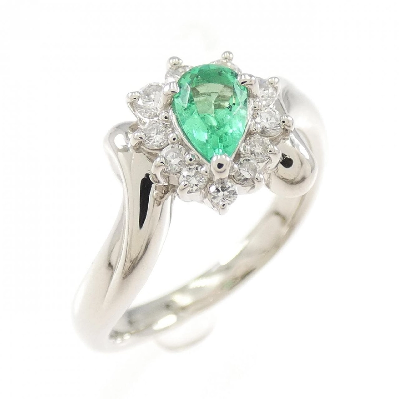 Nhẫn Emerald PT900 0.28CT 671451