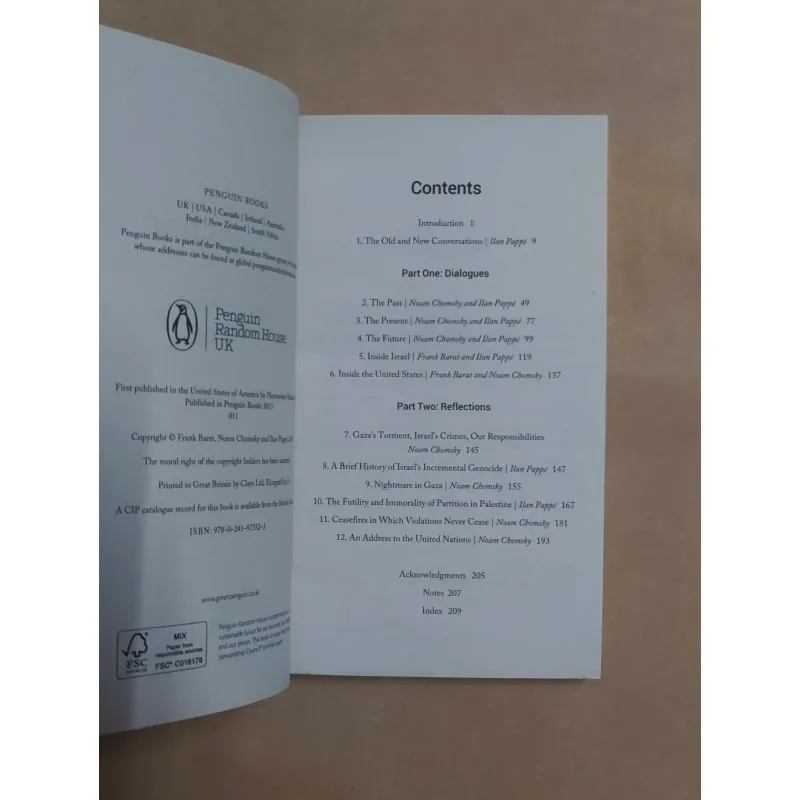 On Palestine - Noam Chomsky & Ilan Pappé 990286