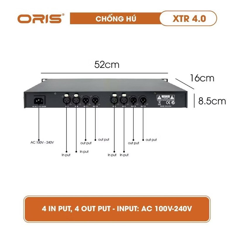 Chống hú Micro Oris XTR 4.0 188934
