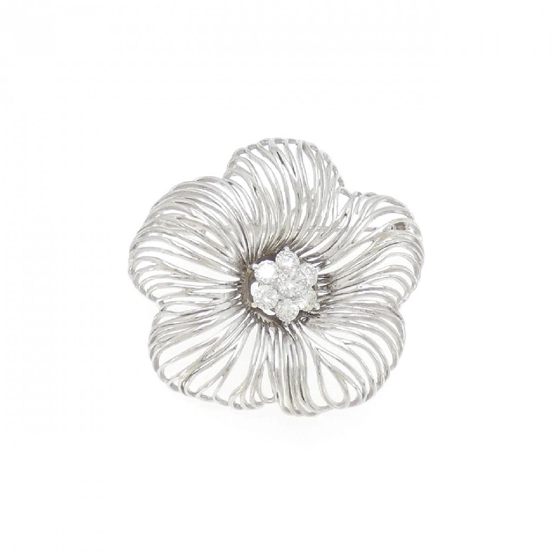 Bông tai kim cương hoa hòa bình - Hàng hiệu Authentic 848470