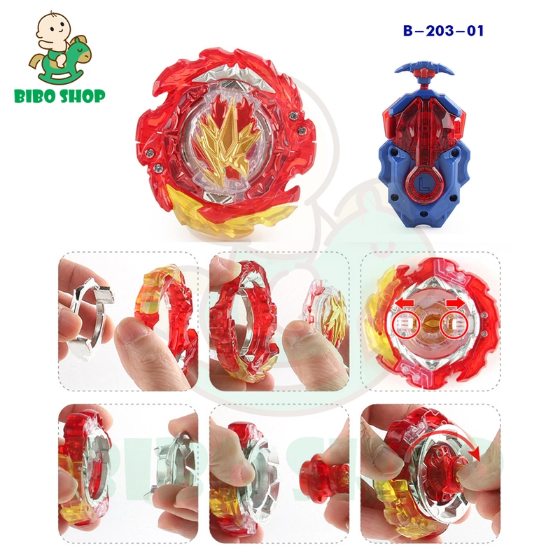 Con Quay Beyblade B203 - Đồ Chơi Beyblade Burst B203 Prime 324803