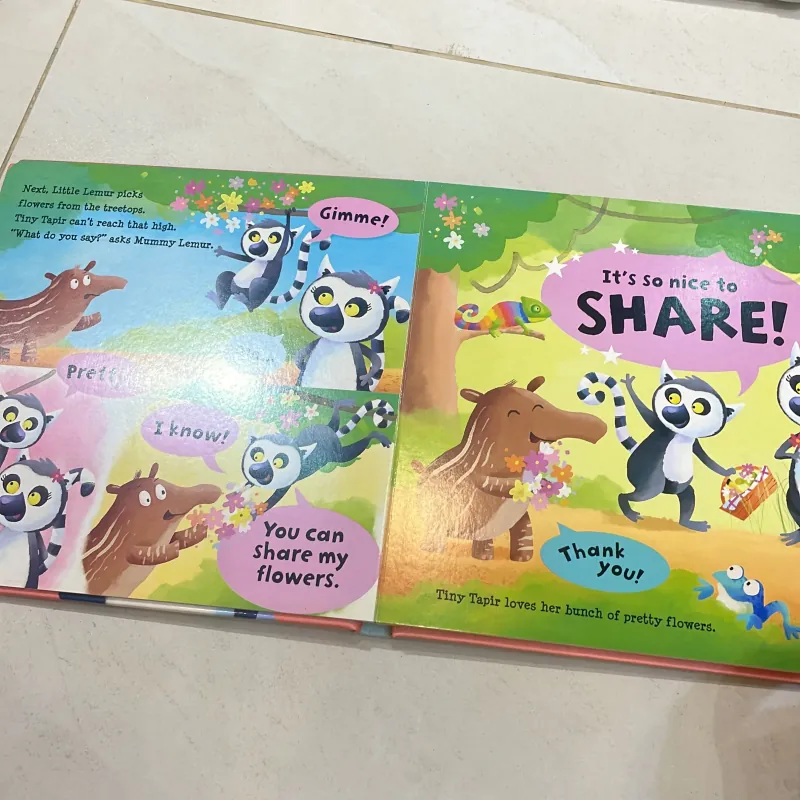 NGOẠI VĂN tiếng anh trẻ em : SHARE -  LIFE IS NICER when we share   1027871