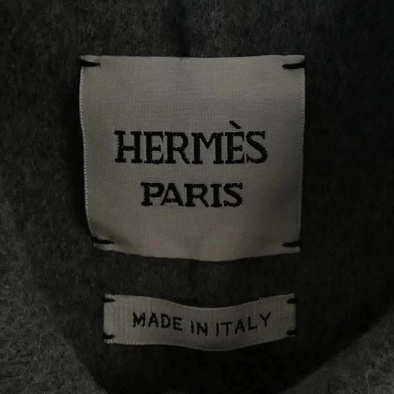 HERMES Áo khoác dài bằng da cừu đôi mặt 4H0101DA - Hàng hiệu Authentic 814462