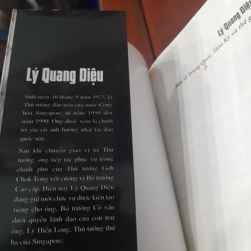 LÝ QUANG DIỆU bàn về Trung Quốc, Hoa Kỳ và Thế giới 701937