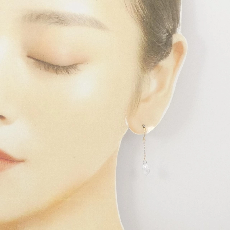 K18YG Cubic Bông tai - Hàng hiệu Chính hãng 875791