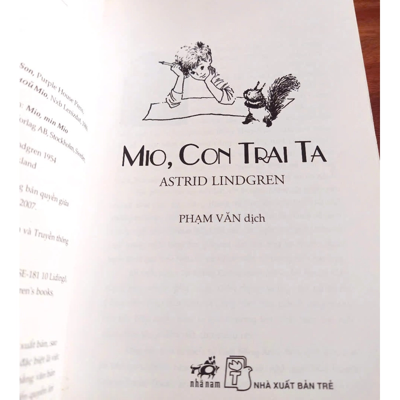 Mio, con trai ta - Astrid Lindgren 331322