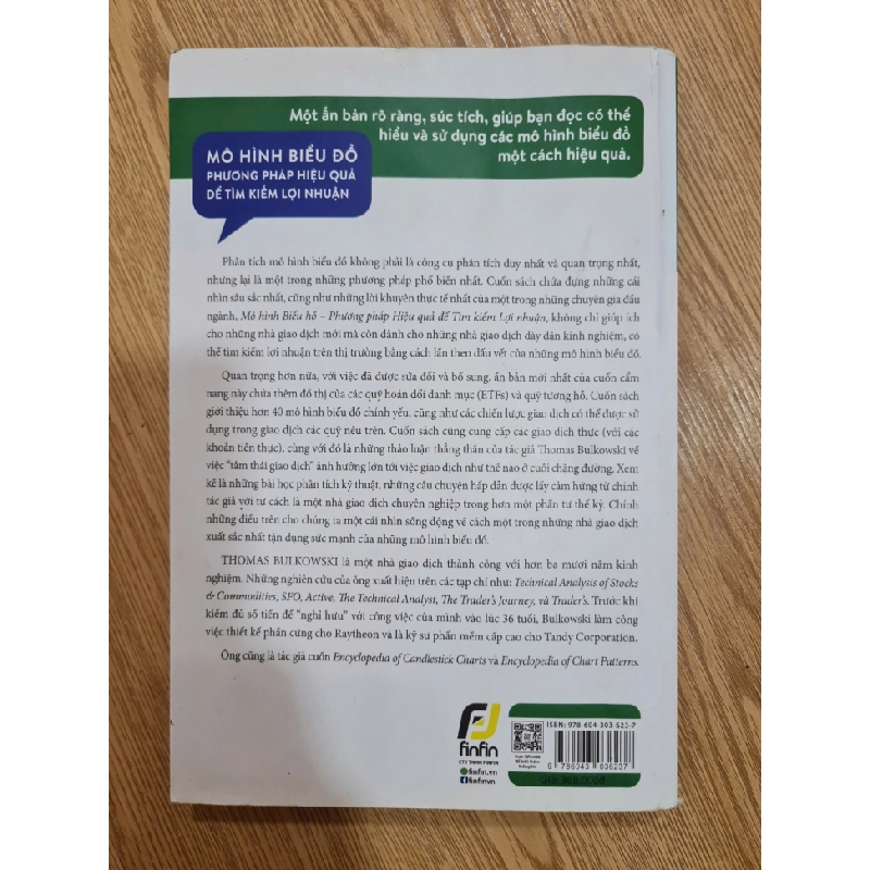 [Phiên Chợ Sách Cũ] Mô Hình Biểu Đồ - Phương Pháp Hiệu Quả Để Tìm Kiếm Lợi Nhuận - Thomas Bulkowski 1612 353323