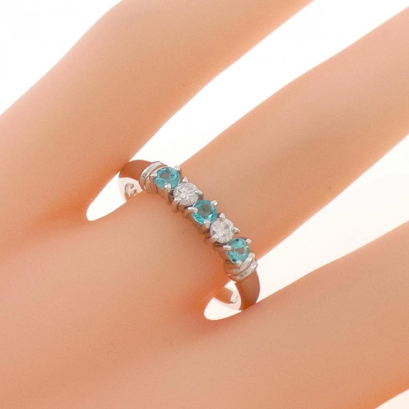 Nhẫn Paraiba Tourmaline PT900 0.21CT - Hàng hiệu Chính hãng 847753