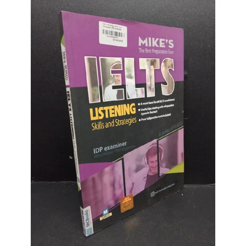 [Sách Cũ SCGR] IELTS listening Skills and Strategies 2018 mới 80% ố vàng HCM1906 Mike Wattie SÁCH HỌC NGOẠI NGỮ 681583