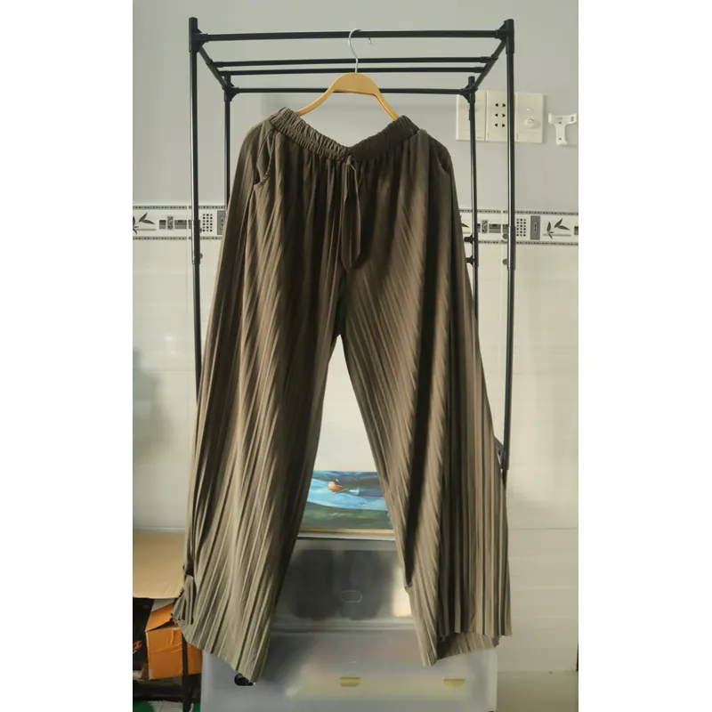 Quần ống rộng xếp ly 738245