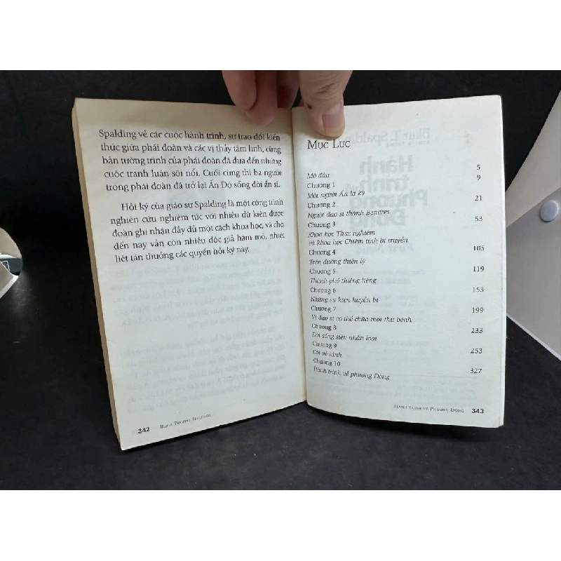 [Phiên Chợ Sách Cũ] Hành Trình Về Phương Đông (Khổ Nhỏ) - Blair T. Spalding H0606, 2014 SBM 919221