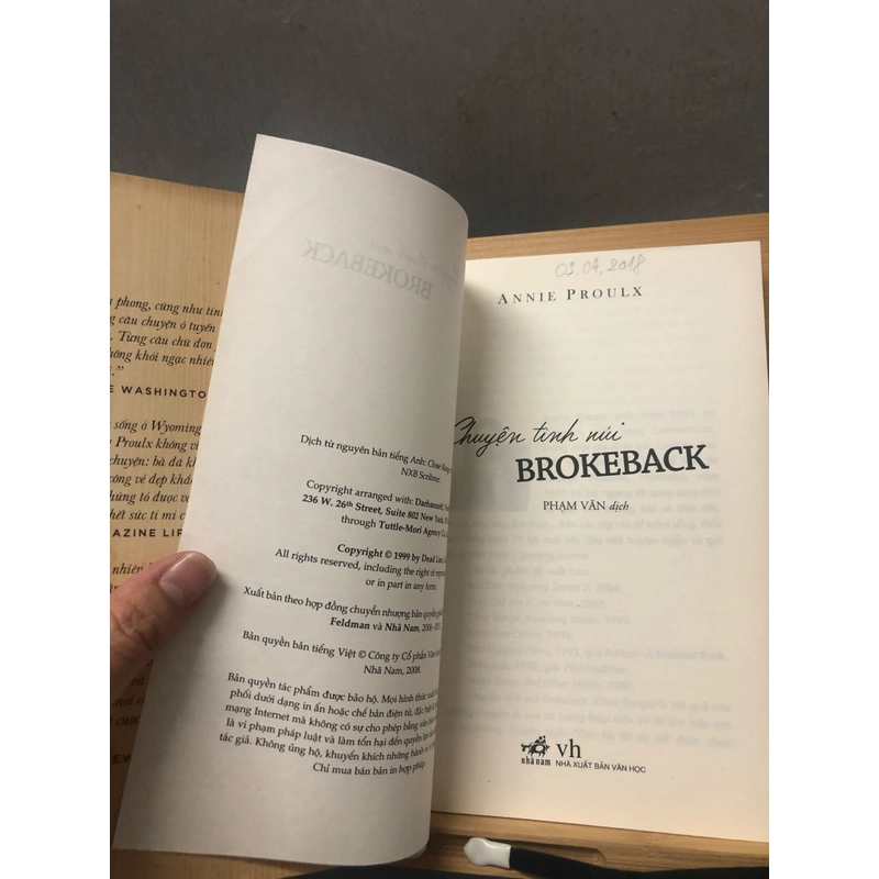 Chuyện tình núi Brokeback - Annie Proulx (mới 99%) 327366