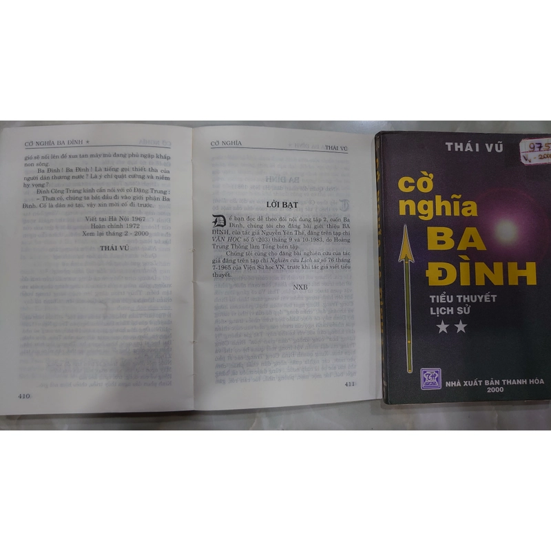 CỜ NGHĨA BA ĐÌNH: Tiểu thuyết lịch sử (Bộ 2 tập).
Tác giả : Thái Vũ 273718