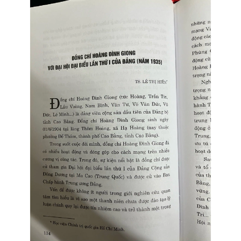 Đồng chí Hoàng Đình Giống với cách mạng Việt Nam và quê hương Cao Bằng 728421