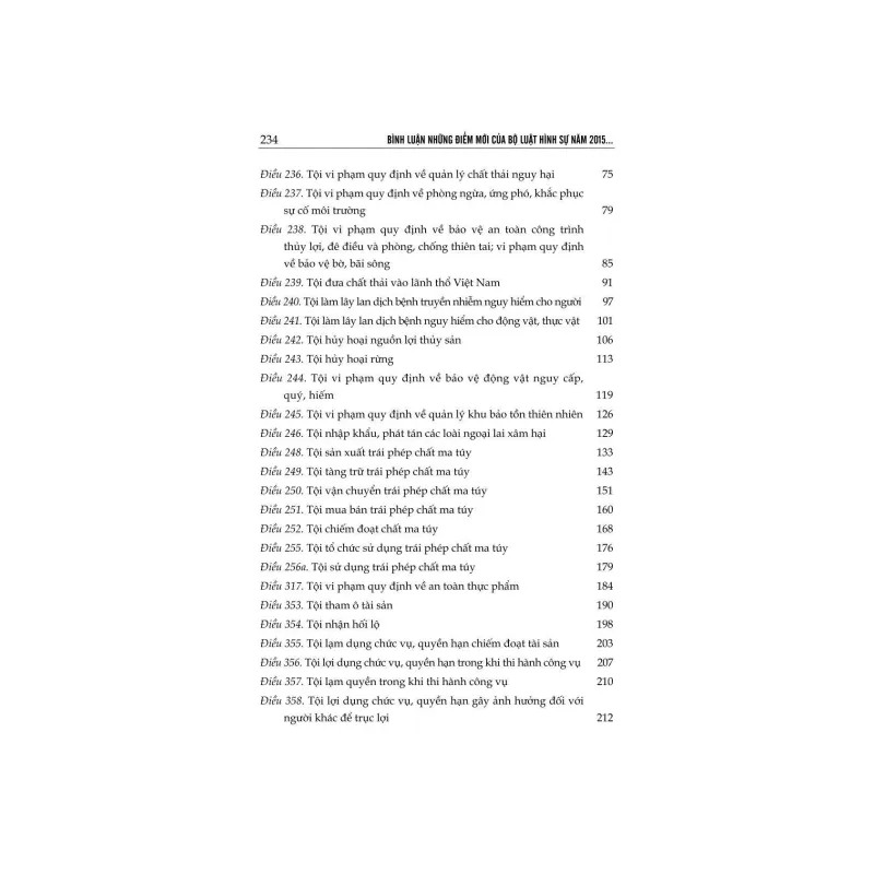 Bình luận những điểm mới của Bộ Luật hình sự năm 2015 sửa đổi bổ sung năm 2017, 2024, 2025 1040458