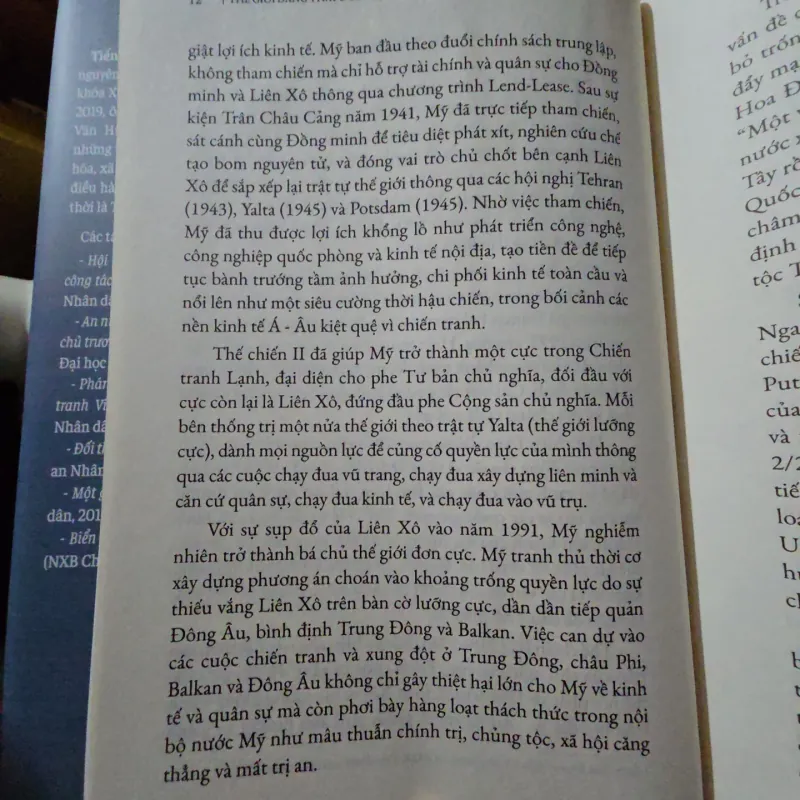 Thế Giới Thay Đổi Trật Tự Đa Cực Xuất Hiện - Thượng tướng Nguyễn Văn Hưởng 972243