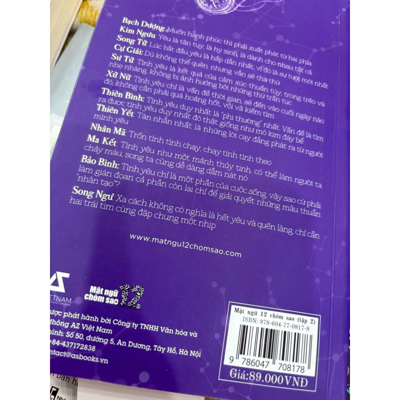 Mật Ngữ 12 chòm sao - Mật Ngữ Tình Yêu 452165