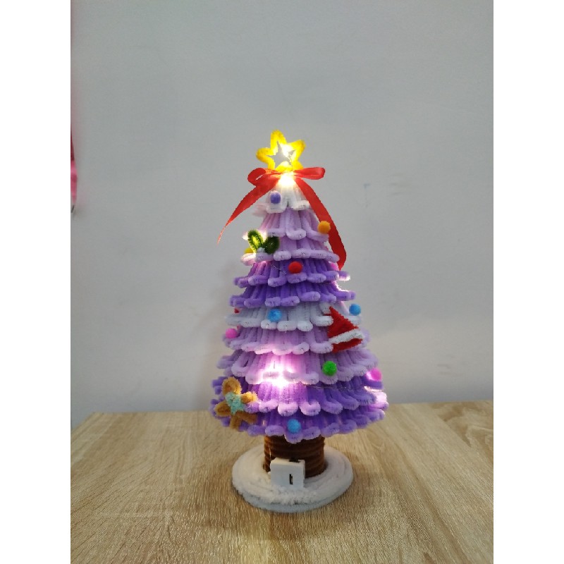 Thông noel bằng kẽm nhung 25220