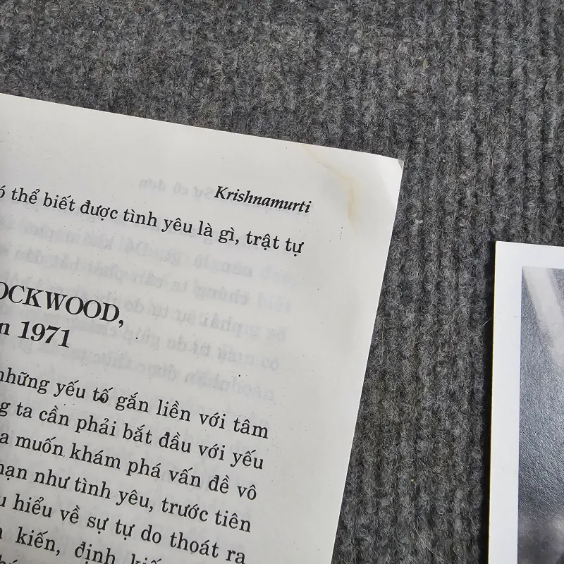 Tình yêu và sự cô đơn - Krishnamurti 973167