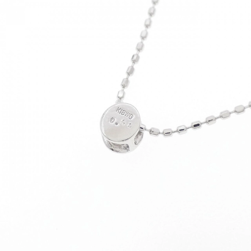 K18WG Solitaire Dây chuyền kim cương 0.09CT - Hàng hiệu Chính hãng 860743
