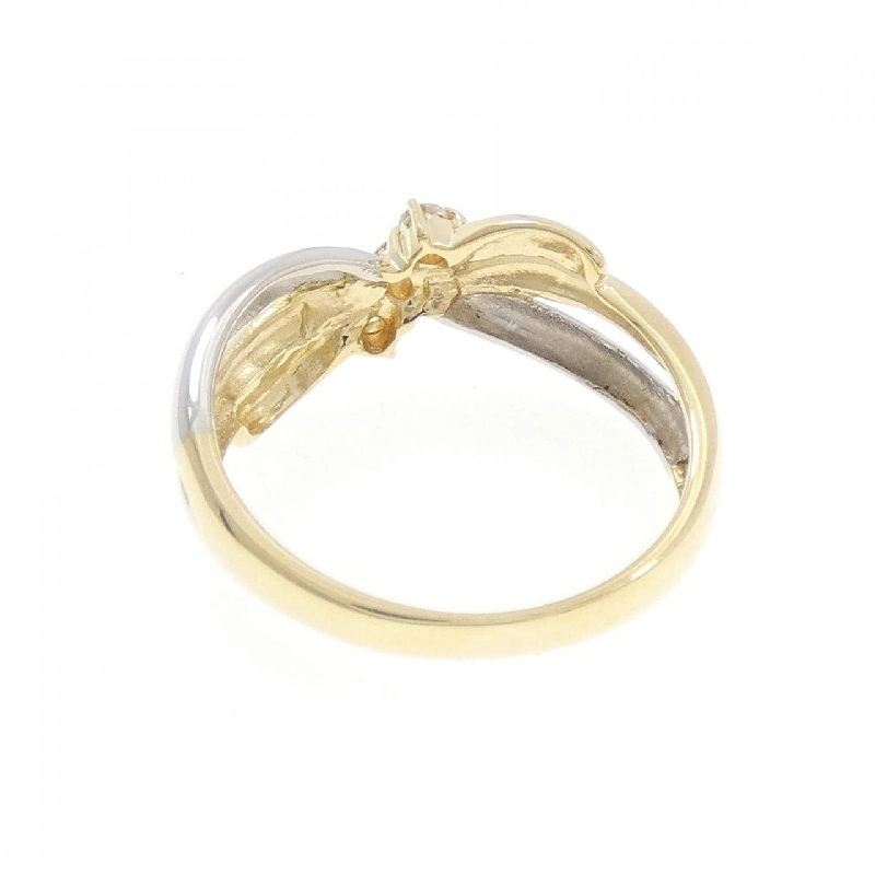 Nhẫn kim cương K18YG/PT900 0.09CT - Hàng hiệu Authentic 849358