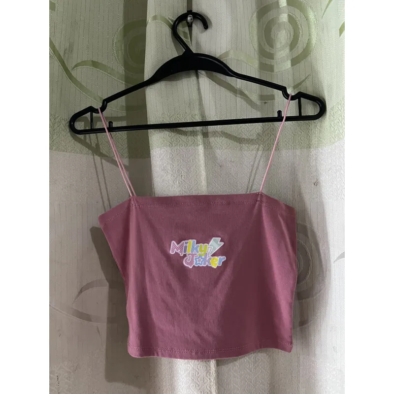 Áo 2 dây màu hồng 590357