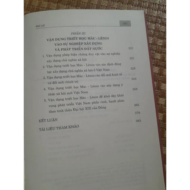 TRIẾT HỌC MÁC LÊNIN TRONG NỀN TẢNG TƯ TƯỞNG CỦA ĐẢNG... 736009