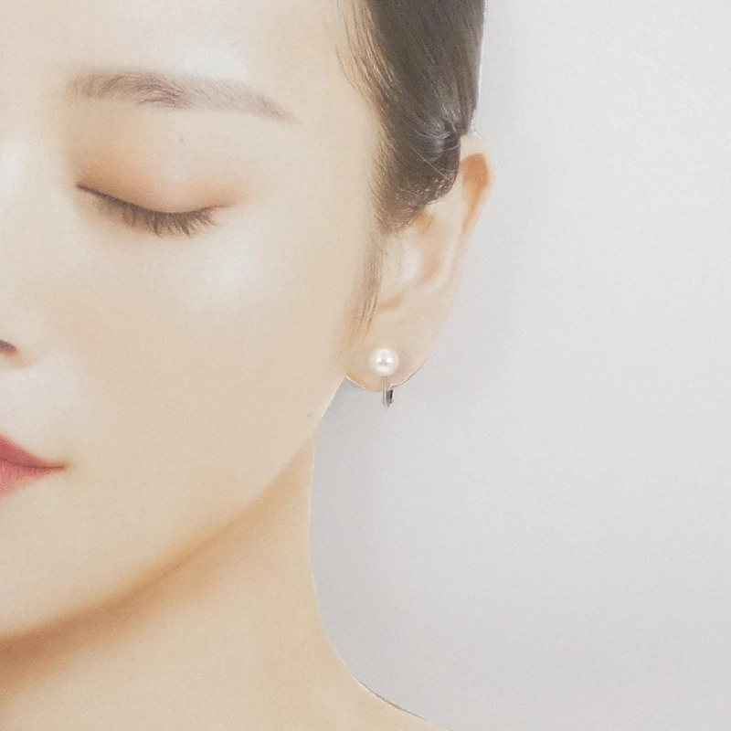 Bông tai ngọc trai Akoya K14WG 7.6mm - Hàng hiệu Chính hãng 878145