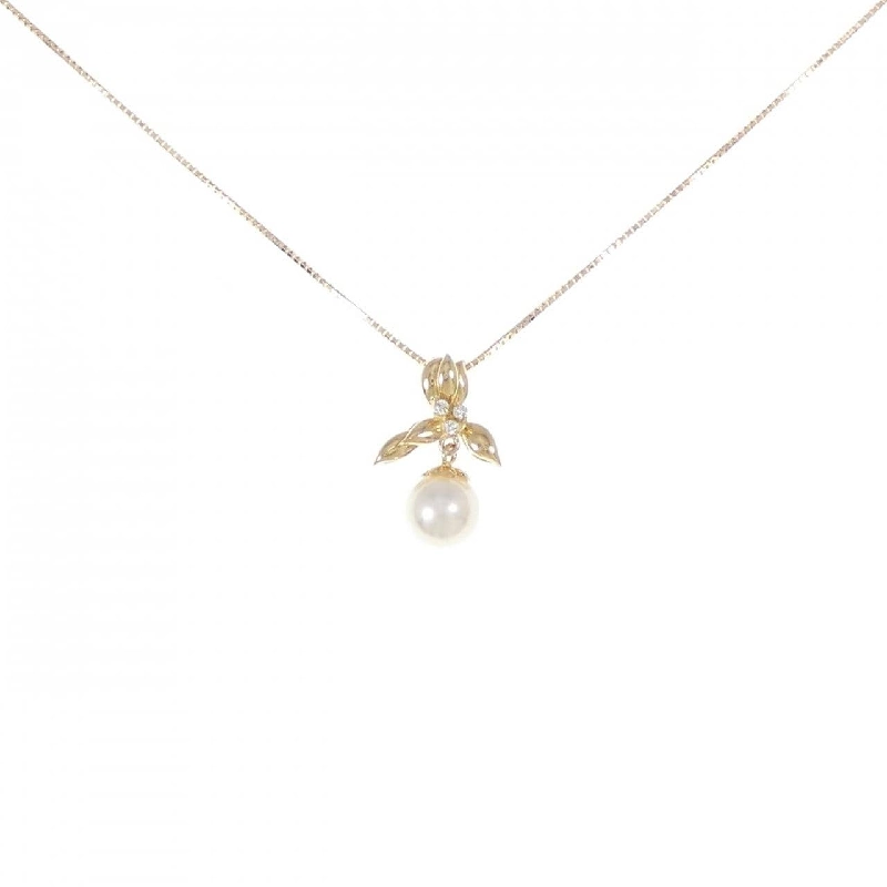 K18YG Vòng cổ ngọc trai Akoya 6.9mm - Hàng hiệu Chính hãng 855903