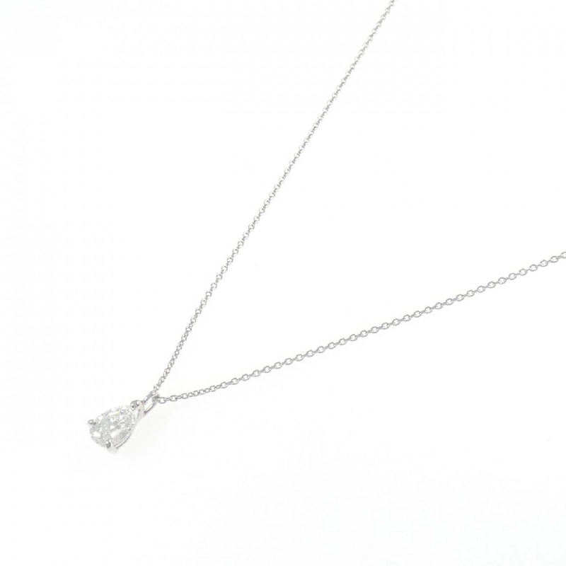 Dây chuyền kim cương PT900/PT850 0.573CT D SI1 hình giọt nước - Hàng hiệu Authentic 875039