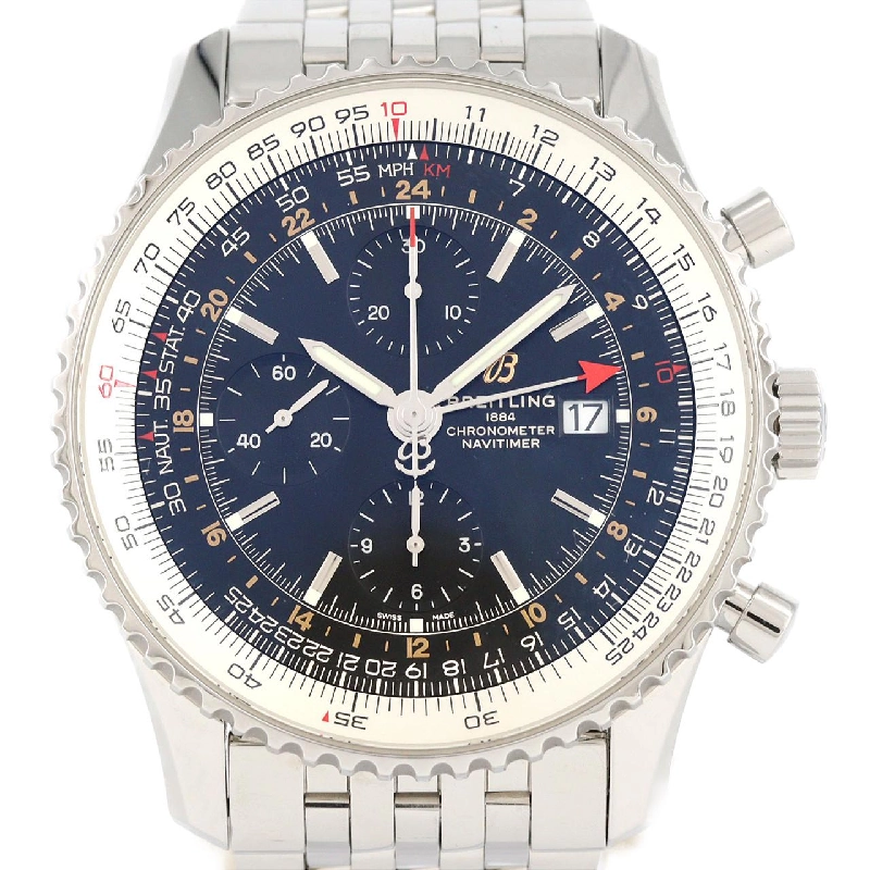 Đồng hồ Breitling Navitimer Chronograph GMT46 A24322/A242B-2NP SS tự động - Hàng hiệu chính hãng 881887