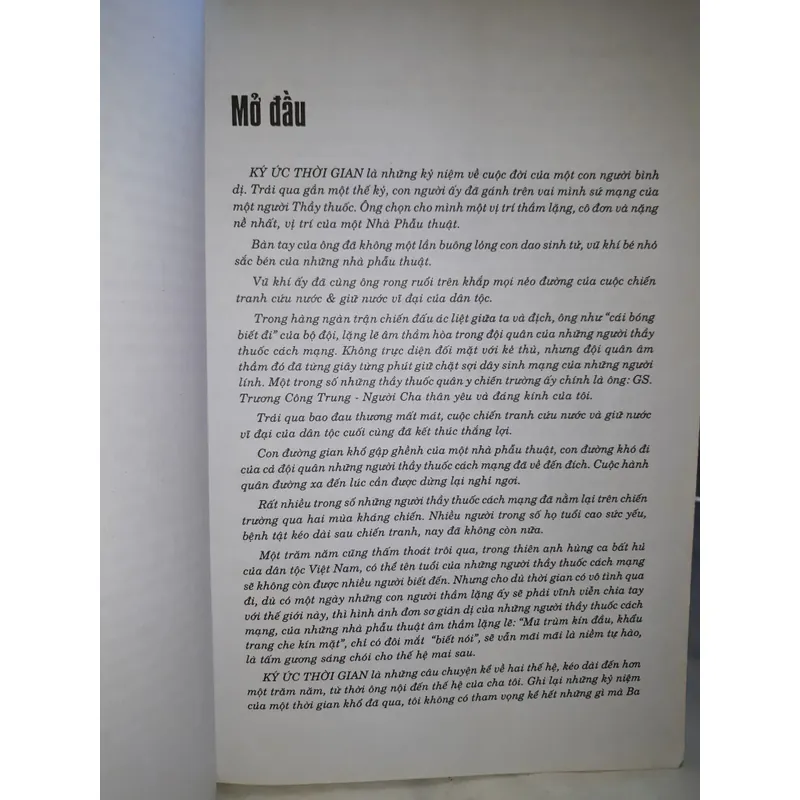 Ký ức Thời gian - Những câu chuyện về cuộc đời của GS. TS Trương Công Trung 598571