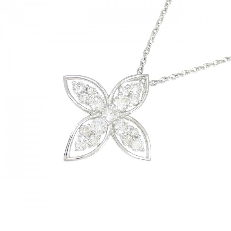 Dây chuyền kim cương hoa PT950/PT850 0.55CT - Hàng hiệu Chính hãng 846151