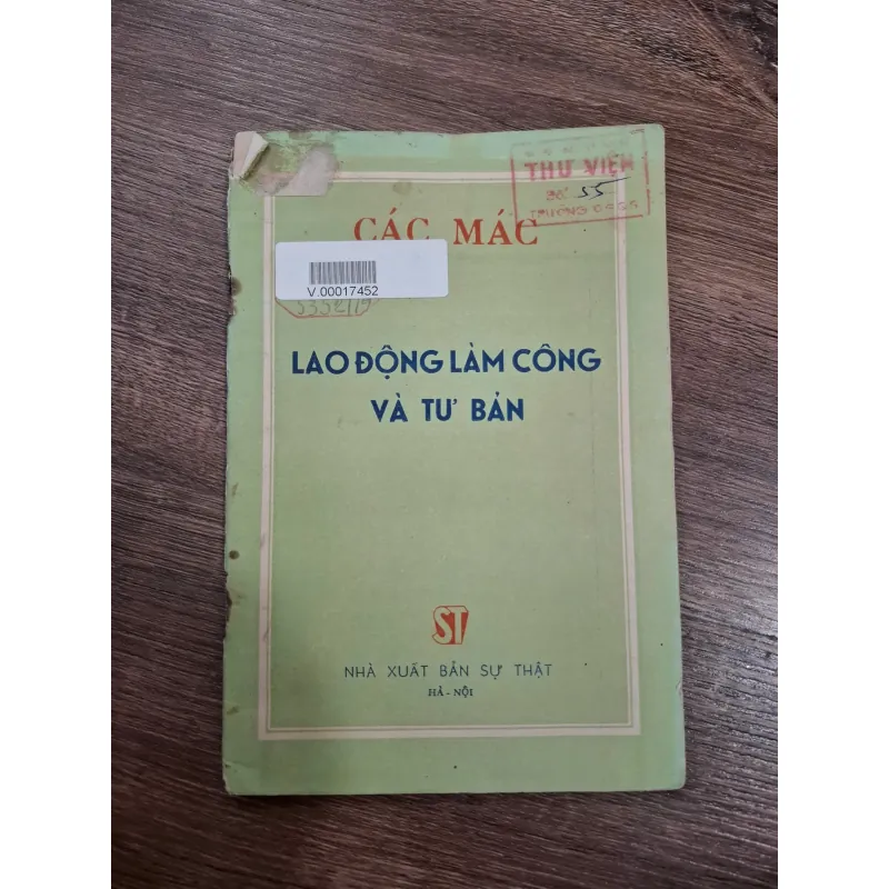 Lao động làm công và tư bản - Các Mác - Kinh tế chính trị 714877