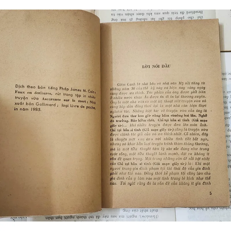 Tiểu thuyết Pháp "Chỉ tại hắn si tình" - Tác giả: James M. Cain
 715338