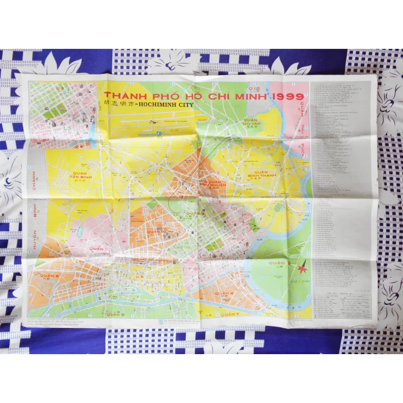 Bản đồ thành phố Hồ Chí Minh năm 1999 15425